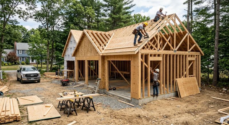 Attached Garage Construction in North Charleston, SC