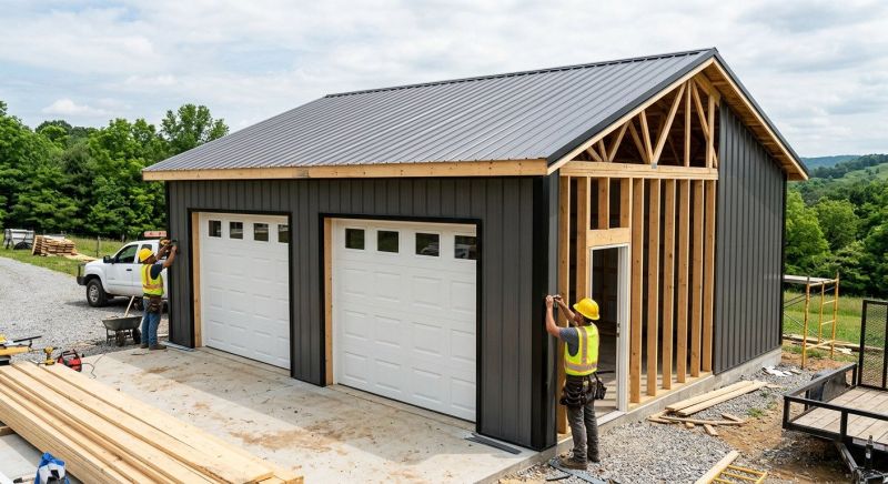 Attached Garage Construction in South Houston, TX