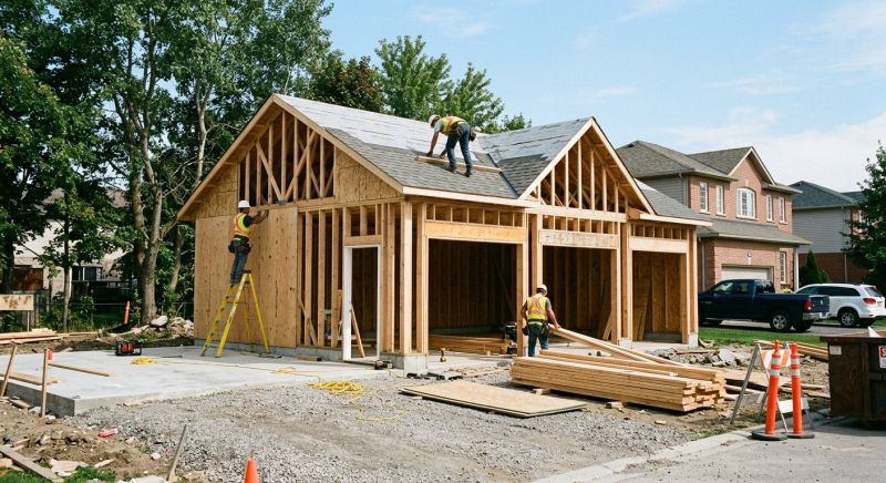 Detached Garage Construction in Cypress, TX
