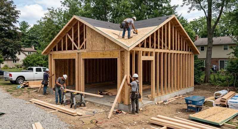 Garage Construction in Cypress, TX