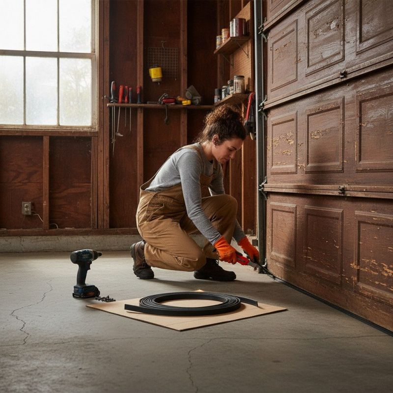 Garage Door Seal Installation