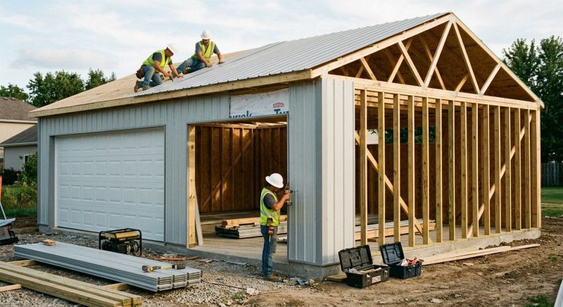 Metal Garage Construction in Charleston, SC
