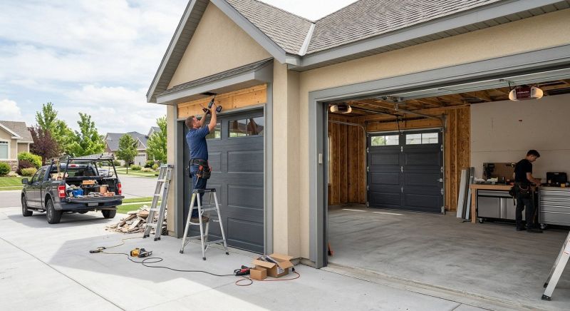 Wood Garage Installation in South Houston, TX